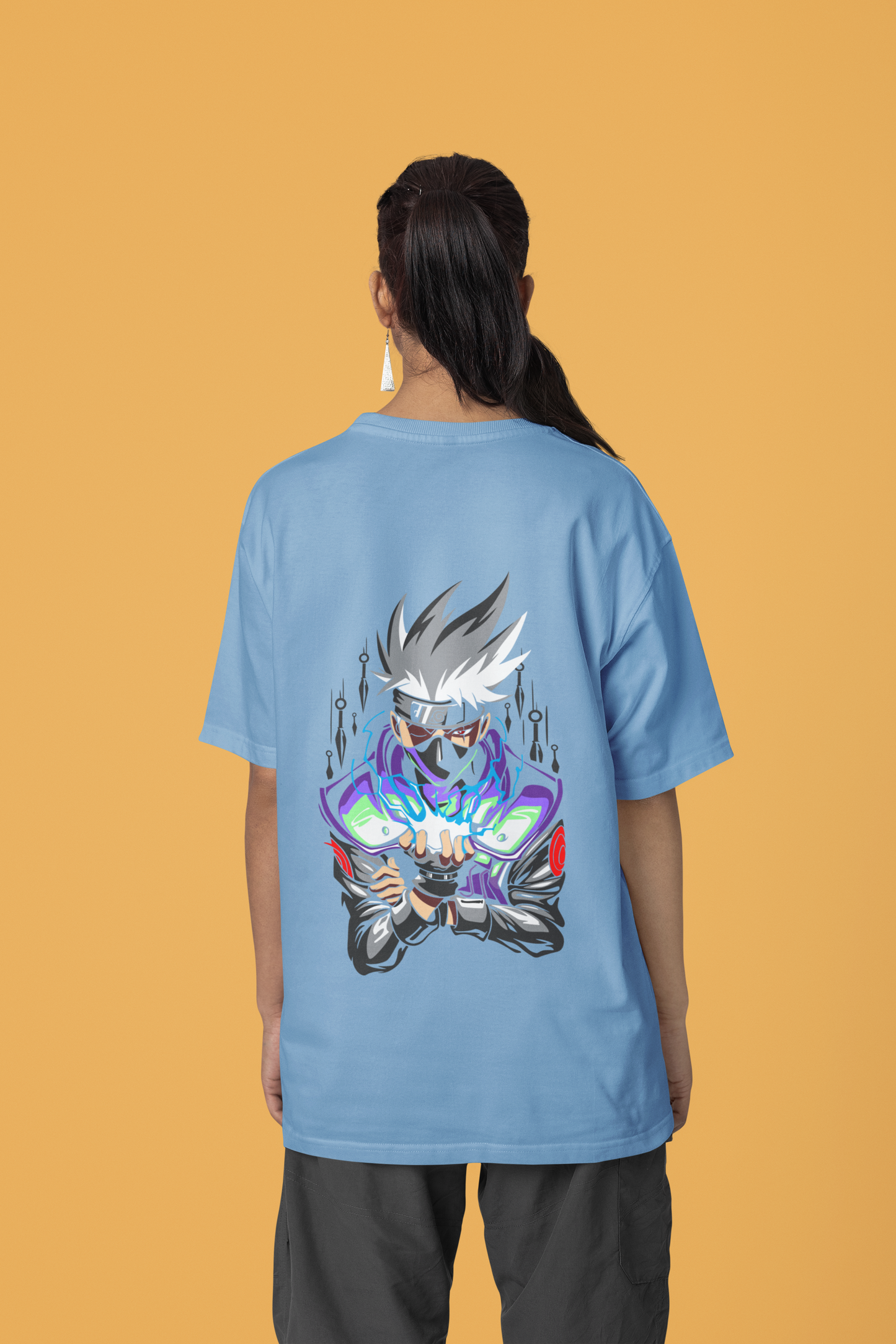 Kakashi Sensei - Graphic Printed Oversized T-shirt