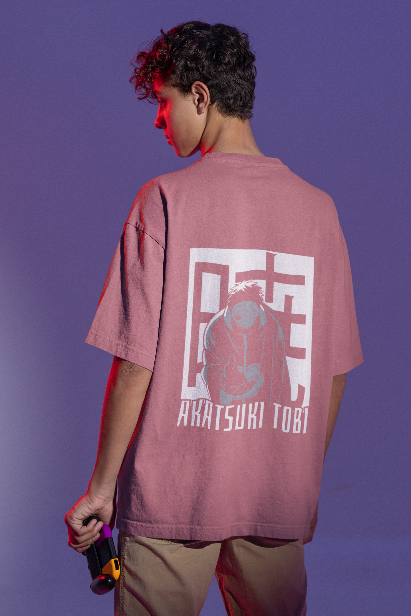 Tobi - Obito Uchiha Graphic Printed Oversized T-Shirt