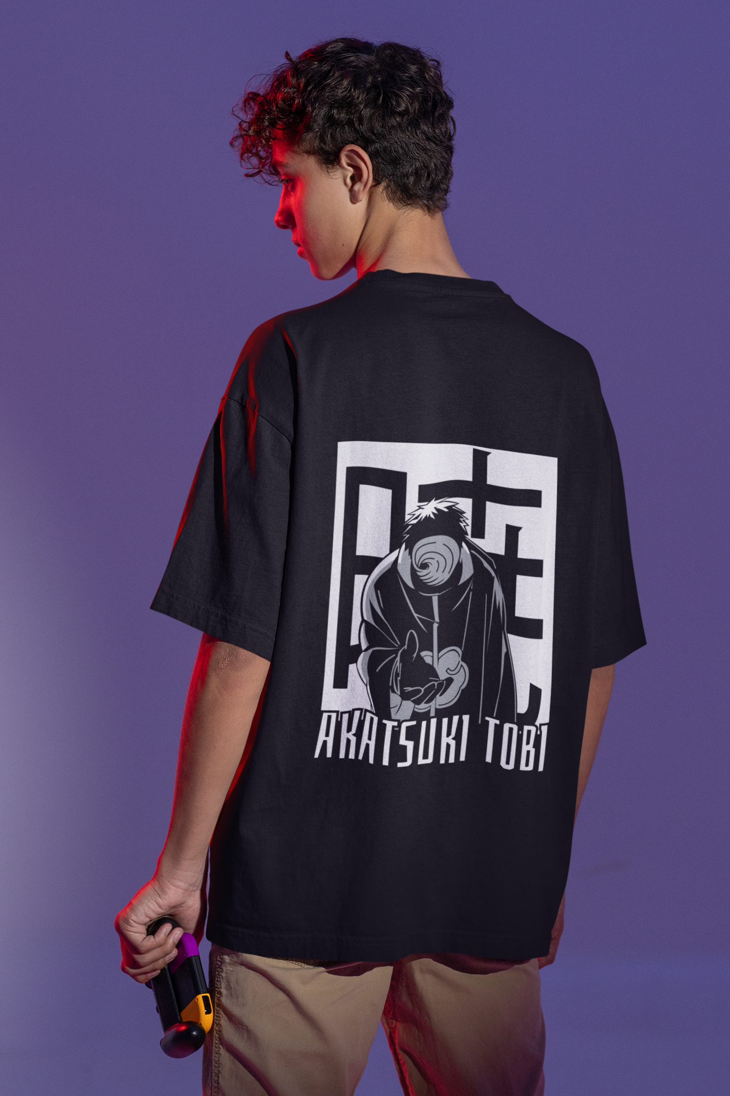 Tobi - Obito Uchiha Graphic Printed Oversized T-Shirt