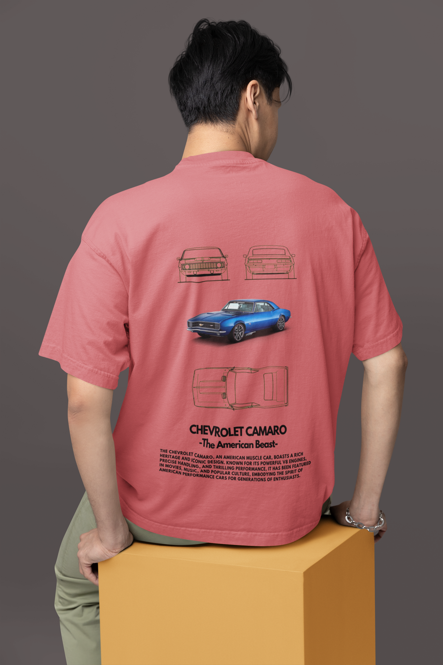 Chevrolet Camaro - Graphic Printed Oversized T-Shirt