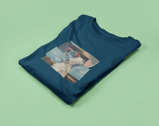 Pastel vintage collage - Graphic Printed T-Shirt