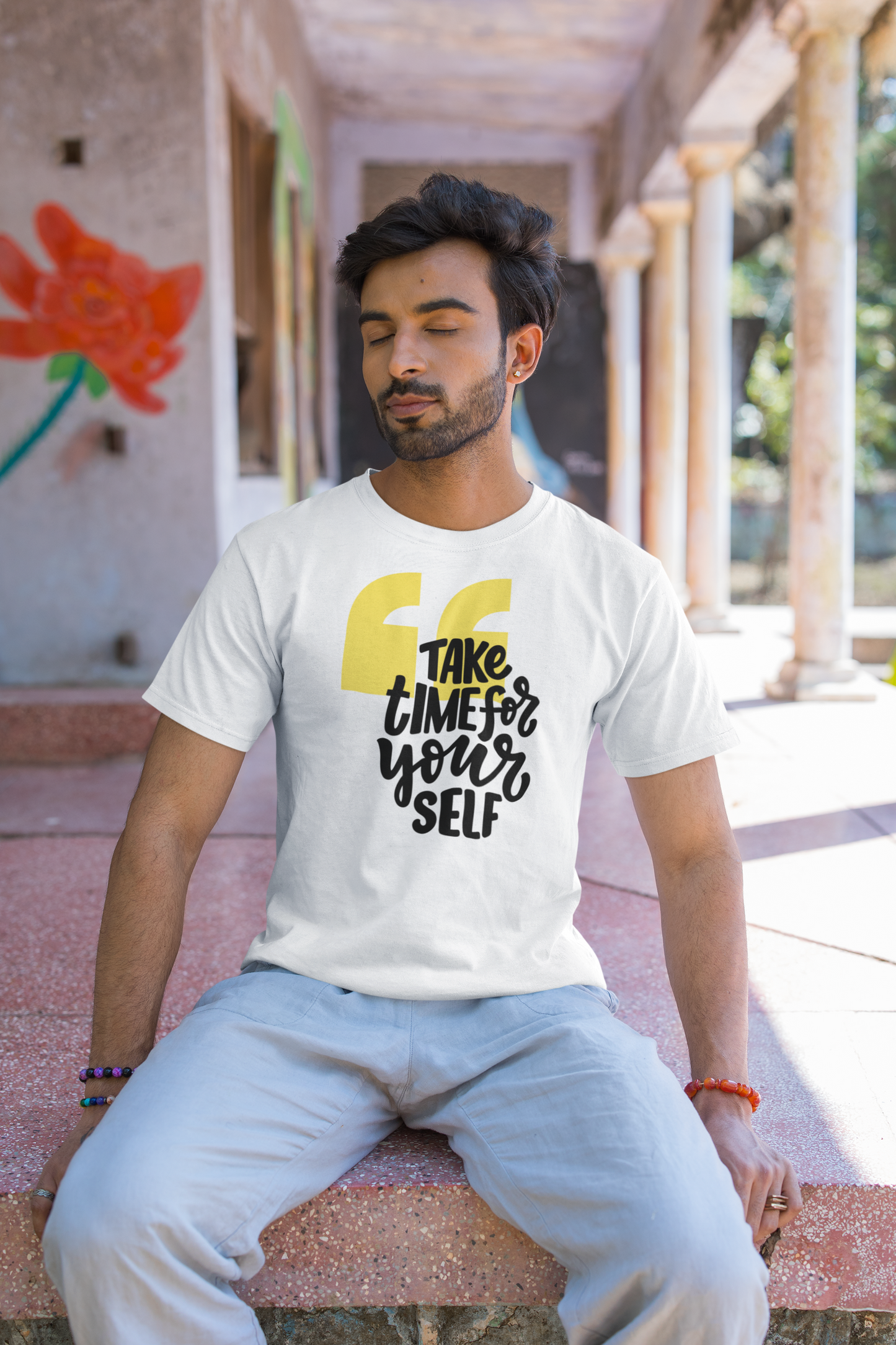 Take Time For Yourself - Graphic Printed T-Shirt