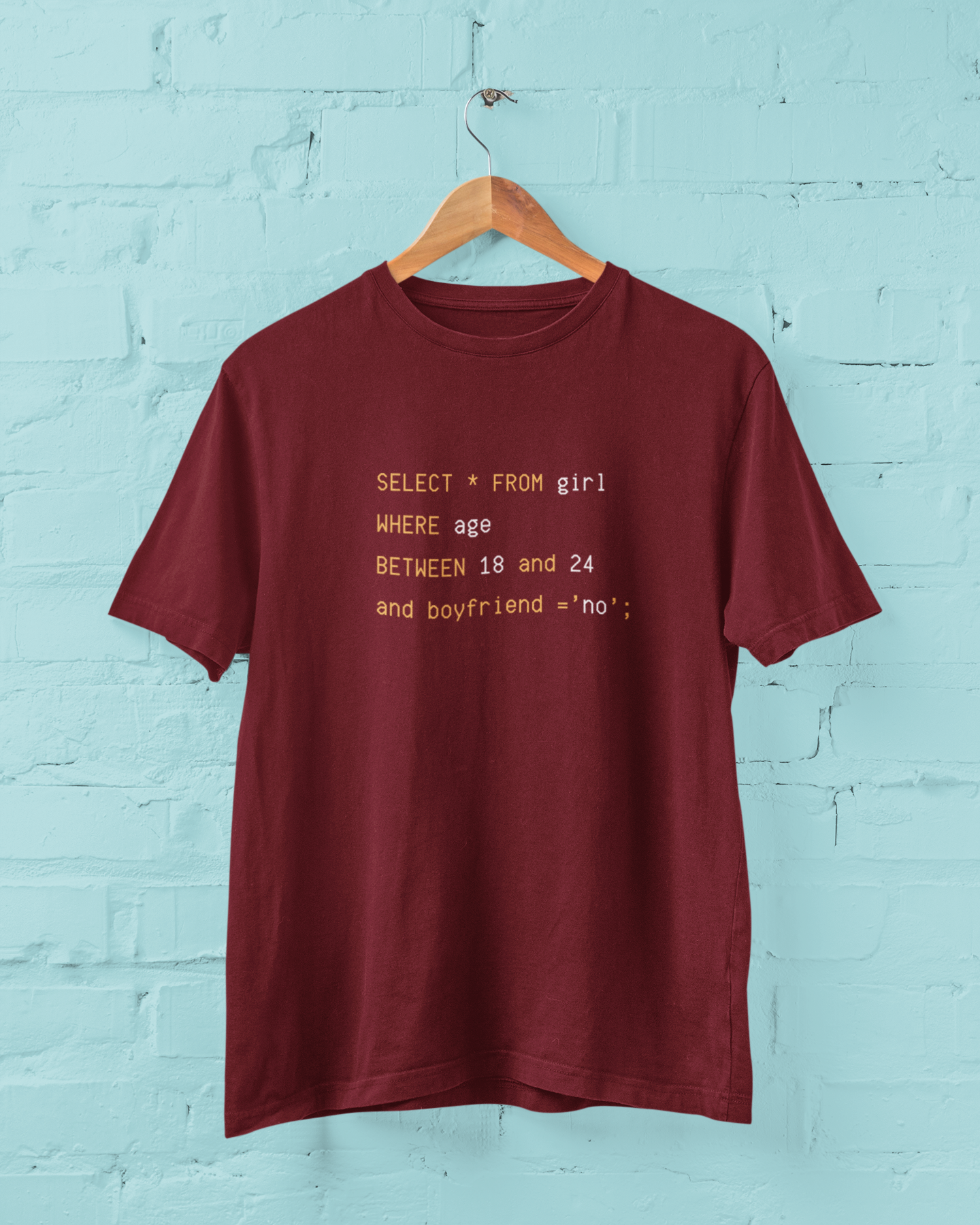 Select girl where age between 18 to 24 - Graphic Printed T-Shirt