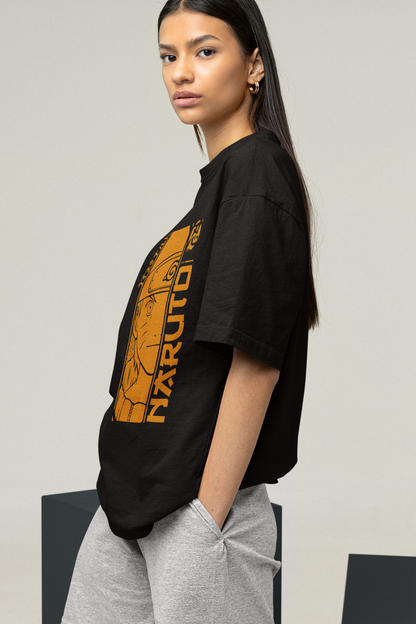 Naruto - Dattebayo - Graphic Printed Oversized T-shirt